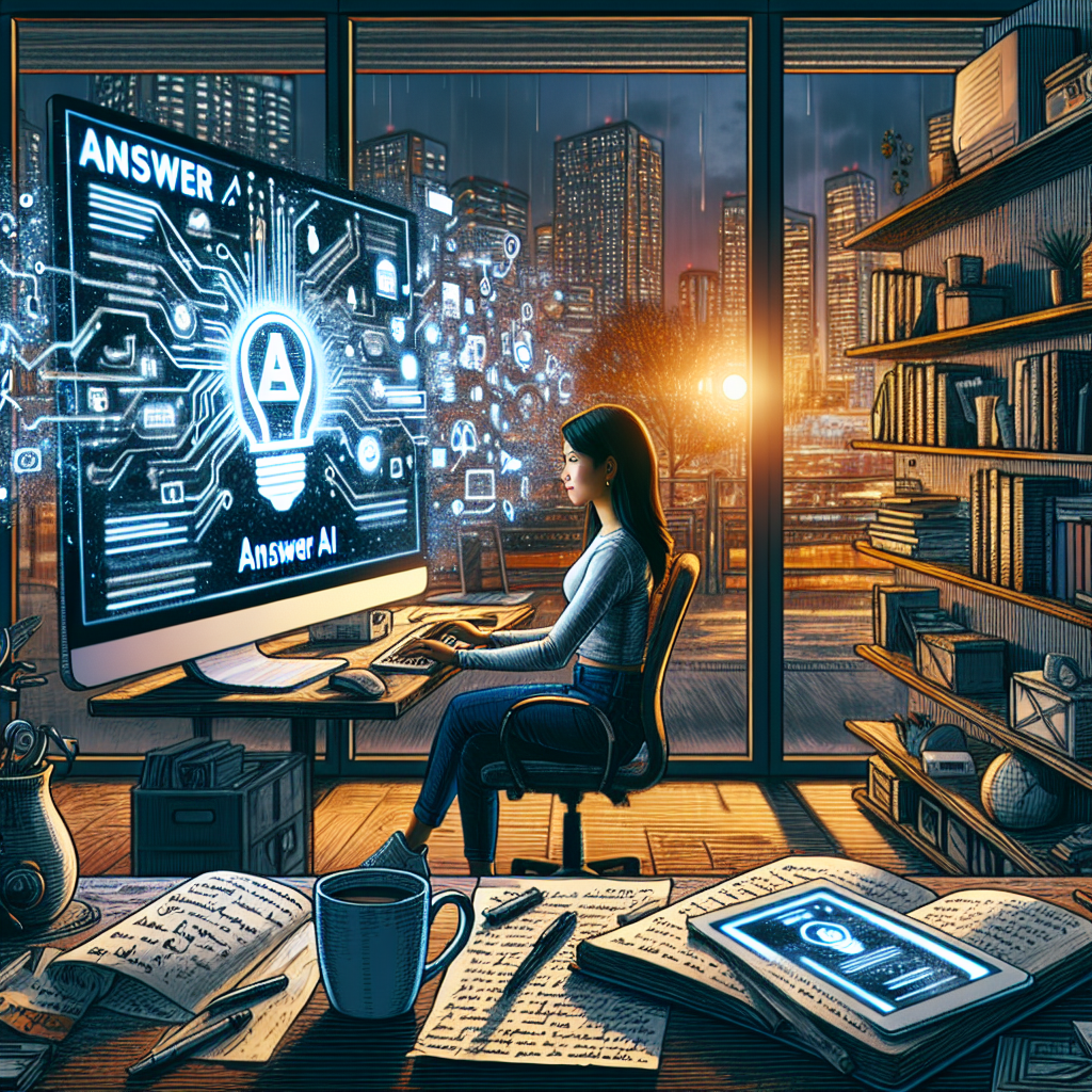 Craft Compelling Blog Posts in Minutes with Answer AI