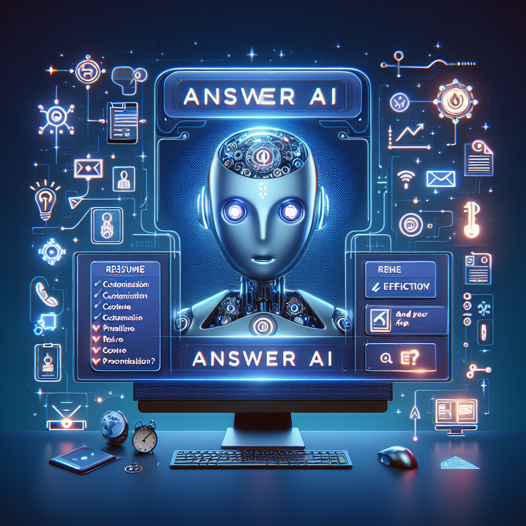 Streamline Your Resume Writing with Answer AI
